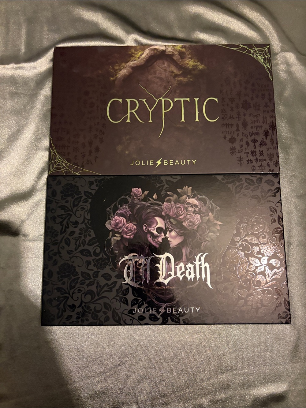 Jolie Cryptic & Til Death Eyeshadow Duo - Dark Purple with Black Accents